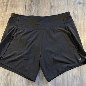 Free Fly Women's Black Athletic Shorts with liner